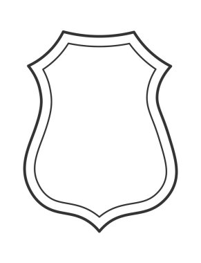 Kraliyet Kraliyet Kalkanı Vektör İllüstrasyonu