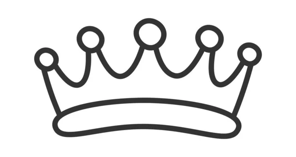 Vintage Royal Crown Vector Illustration — Stockvektor
