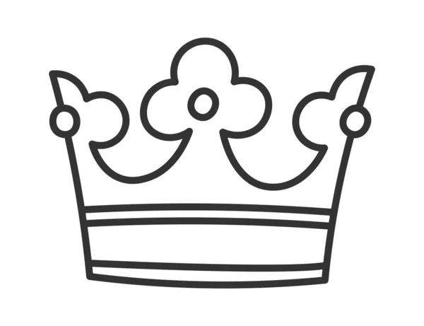 Винтажный Вектор Королевской Короны — стоковый вектор