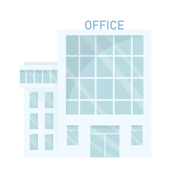 City Office Building Vector Εικονογράφηση — Διανυσματικό Αρχείο