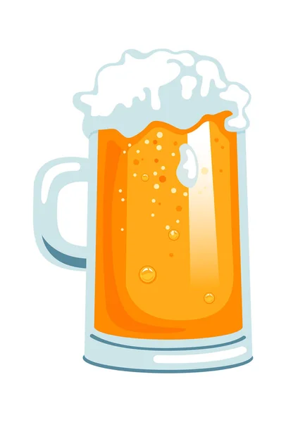 Κούπα Της Μπύρας Διανυσματικά Εικονογράφηση — Διανυσματικό Αρχείο