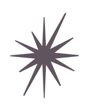 basit yıldızı simge vektör çizim