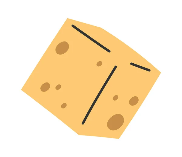 Illustration Vectorielle Icône Cube Sucre — Image vectorielle