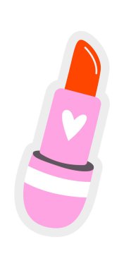 Ruj Çizgi Romanları Etiketi Vektör İllüstrasyonu