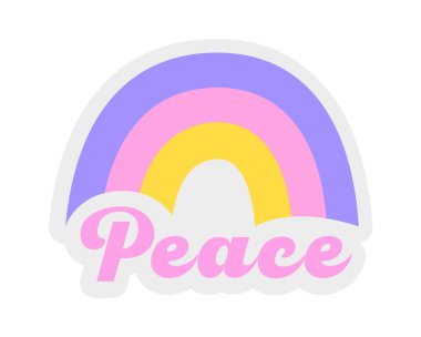 Barış Komedyenleri Konuşma Baloncuk Vektörü İllüstrasyonu