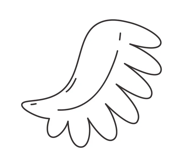 鳥の羽ベクトルイラスト — ストックベクタ