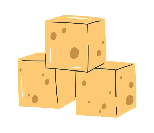 Sugar Cubes Icon Vector Illustration — стоковий вектор