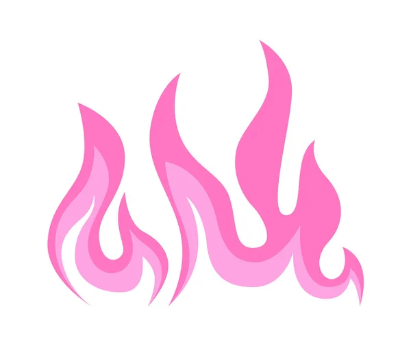 Κάψιμο Εικονογράφηση Διάνυσμα Φωτιά — Διανυσματικό Αρχείο