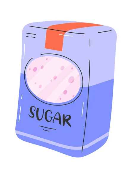 Paquete Ilustración Vectores Azúcar — Vector de stock