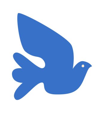 Kuş Özeti Silüet Vektör İllüstrasyonu