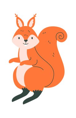 Sincap Hayvan Simgesi Vektör İllüstrasyonu