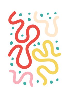 Arka plan vektör çizim boyama Özet