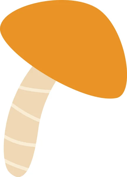 Velvet Pioppini Mushroom Vector Ilustración — Vector de stock