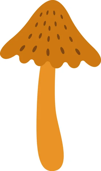 Morel Mushroom Plant Vector Ilustração —  Vetores de Stock
