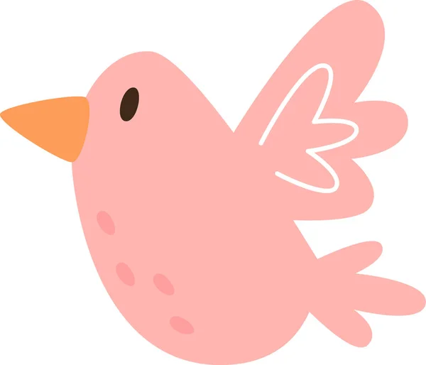 Fliegender Vogel Animal Vector Illustration — Stockvektor