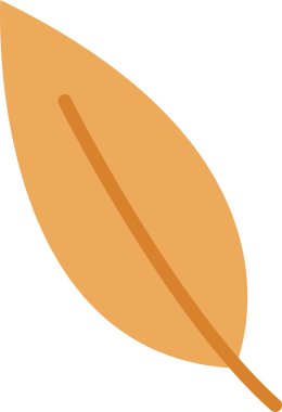 Çiçek Yaprak Simgesi Vektör İllüstrasyonu