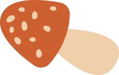 sinek agaric mantar vektör çizim