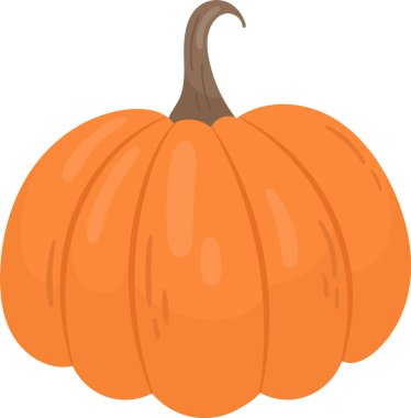 Balkabağı Sebze Olgun Vektör İllüstrasyonu