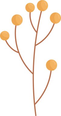 Böğürtlen Vektörü İllüstrasyonlu Şube