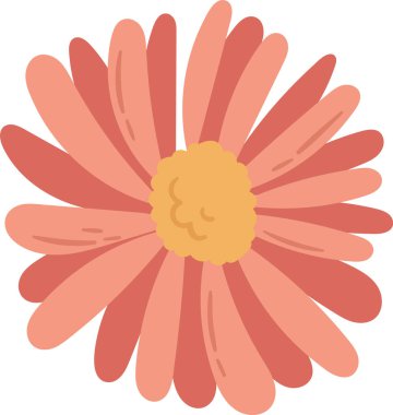 Çiçek baş simgesi Vektör İllüstrasyonu