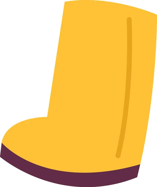 Gomma Boot Calzature Vettoriale Illustrazione — Vettoriale Stock