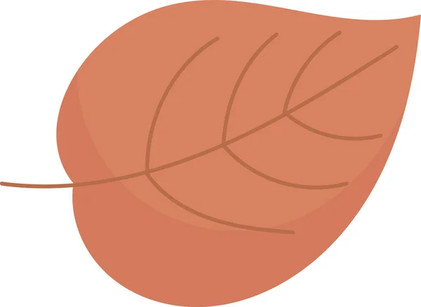 Floral Leaf Icon Vector Illustration — 스톡 벡터