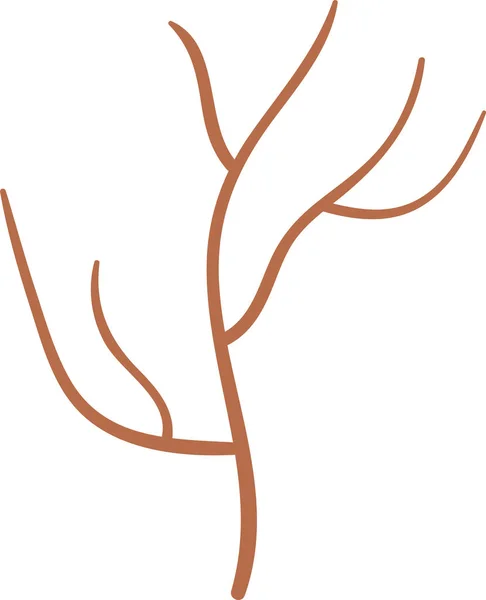 Векторная Иллюстрация Ветвей Дерева — стоковый вектор