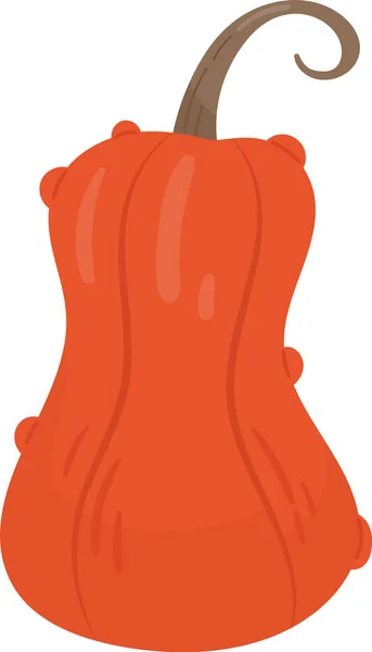 Illustration Vectorielle Mûre Légumes Citrouille — Image vectorielle