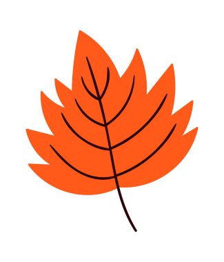 Çiçek Yaprağı Çizgili Vektör İllüstrasyonu