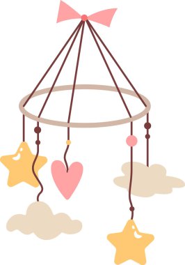 Çocuklar için Ninni Oyuncak Vektörü İllüstrasyonu