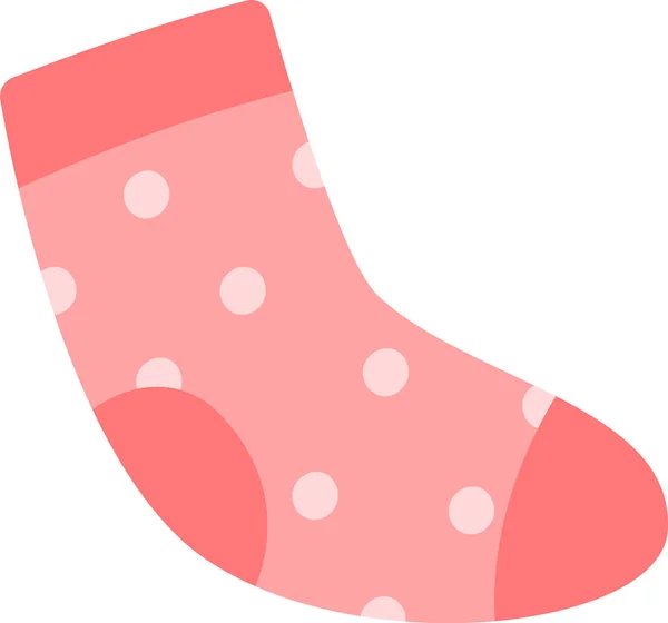 Kids Sock Clothes Vector Ilustração — Vetor de Stock