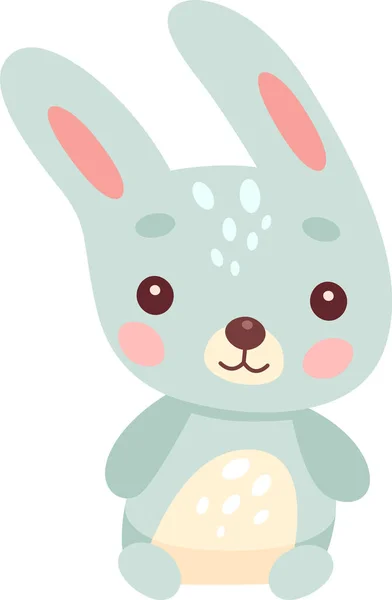 Niños Rabbit Toy Vector Ilustración — Vector de stock