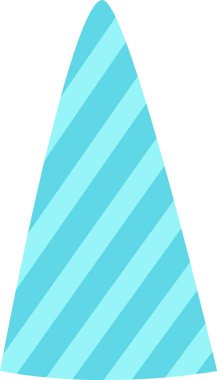 Dekoratif Parti Şapka Vektörü İllüstrasyonu