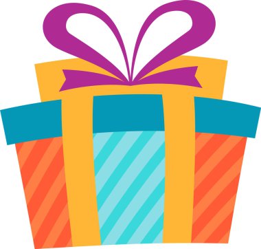 Doğum günü hediye kutuları vektör çizim