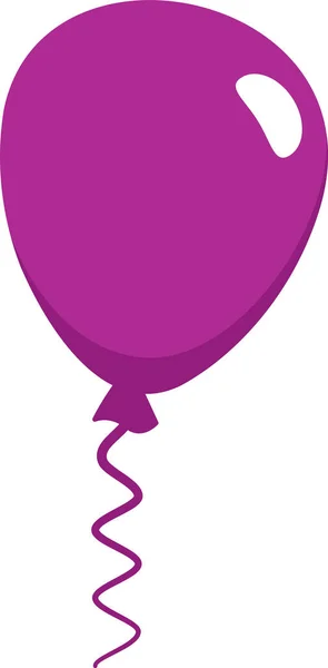 Colored Birthday Balloon Vector Illustration — Stock Vector