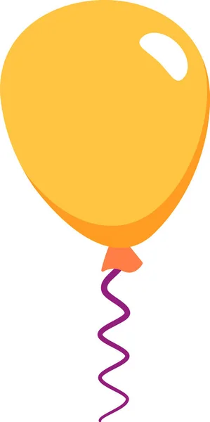 Färgad Födelsedag Ballong Vektor Illustration — Stock vektor