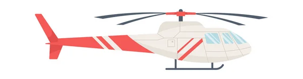 Helikopter Uçak Araç Vektör Llüstrasyonu — Stok Vektör