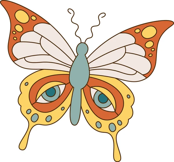 Метелик Комахи Грові Векторні Ілюстрації — стоковий вектор