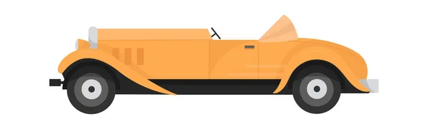 Ilustración Del Vector Del Coche Retro Cabriolet — Vector de stock