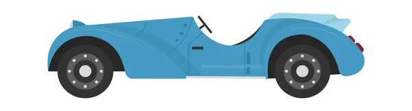 Ilustración Del Vector Del Coche Retro Cabriolet — Vector de stock