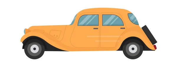 Old Retro Car Vector Illustration — Stock Vector