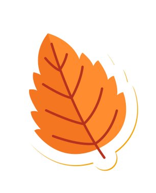 Yaprak Yaprağı Vektör İllüstrasyonu