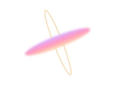 Bulanık Gradyan Şekil Vektörü İllüstrasyonu