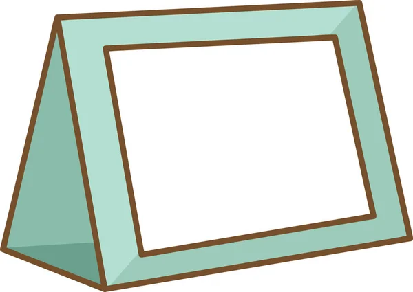 Table Photo Frame Vector Illustration — Stock Vector