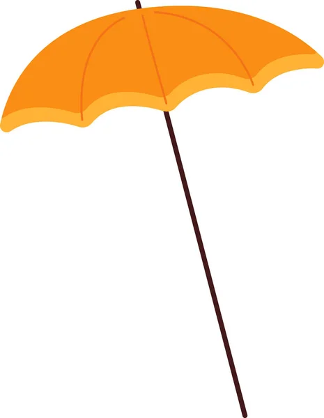 Paraguas Solar Accesorio Vector Ilustración — Vector de stock