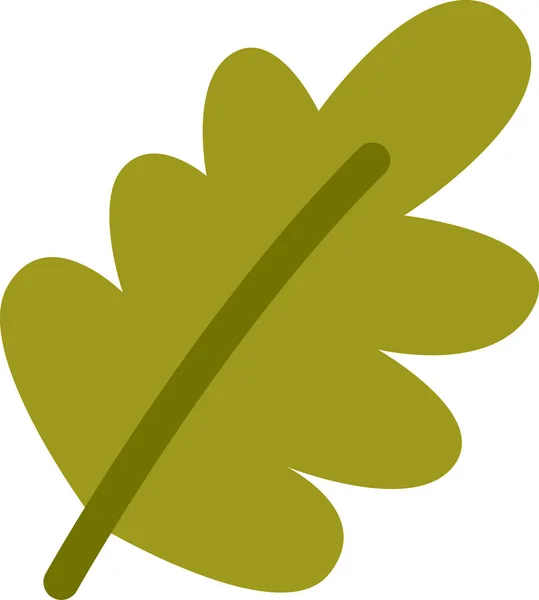 オークの木の葉ベクトルイラスト — ストックベクタ