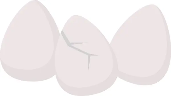 Bird Eggs Icon Vector Illustration — Stock Vector