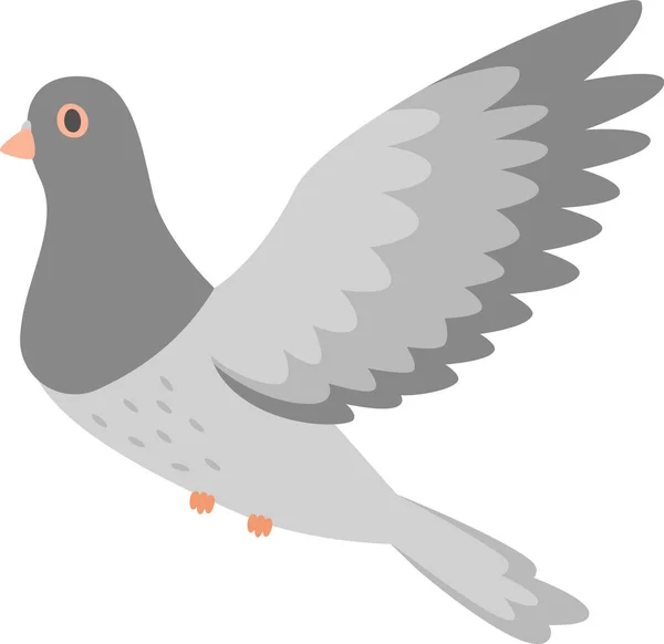 Vektorová Ilustrace Holubího Ptactva — Stockový vektor