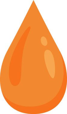 Sıvı Su Damlası Vektörü Çizimi