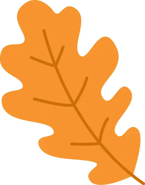 Ilustrace Vektoru Listů Dubového Stromu — Stockový vektor